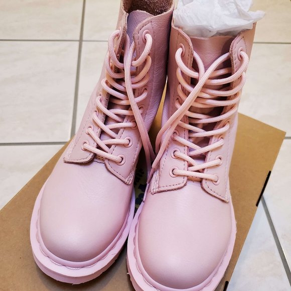 Dr. Martens 1460 Pascal Women's Mono Lace Up Boots - Picture 5 of 6